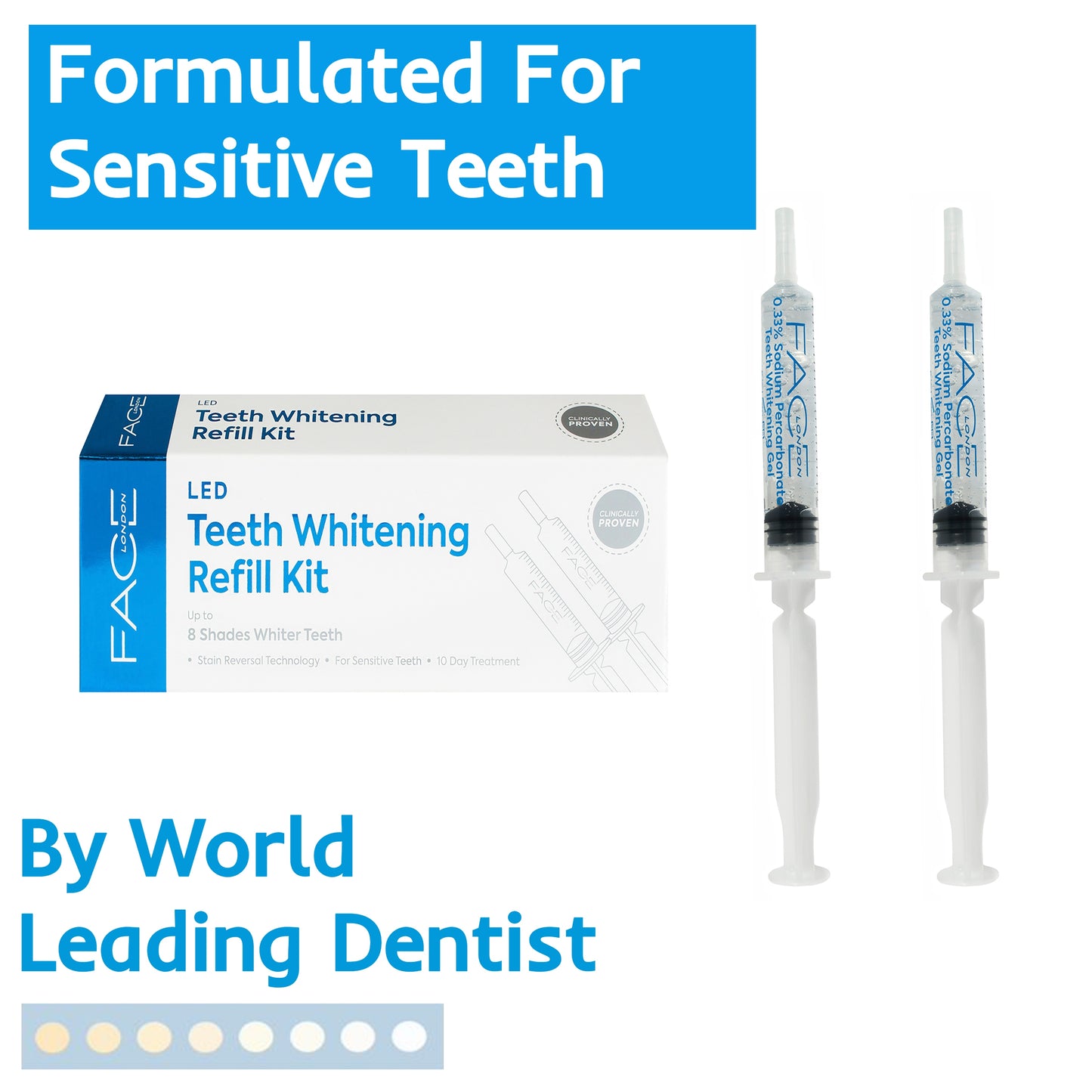 Face London Teeth Whitening Refill Kit